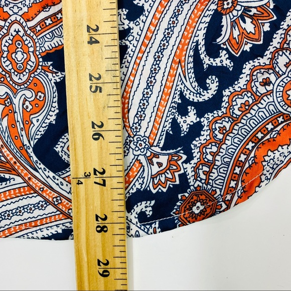 Michael Kors Sz M Paisley Shirt Tunic - Picture 5 of 7